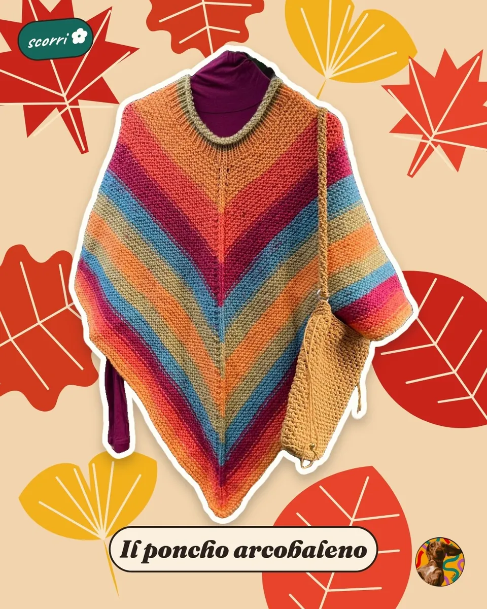 Il poncho arcobaleno