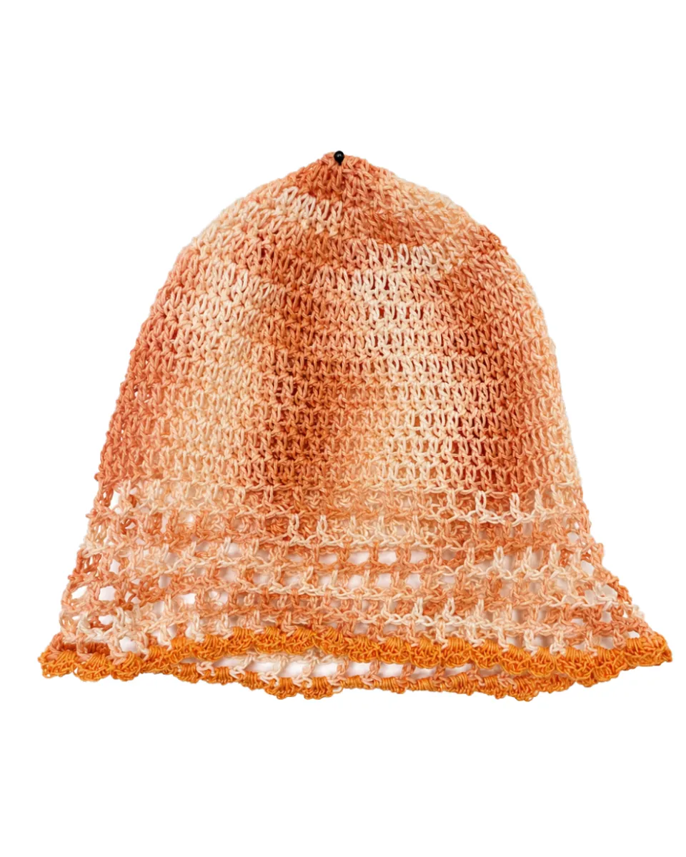 Cappellino Cloche Crochet "Sunset Mesh" — foto 6