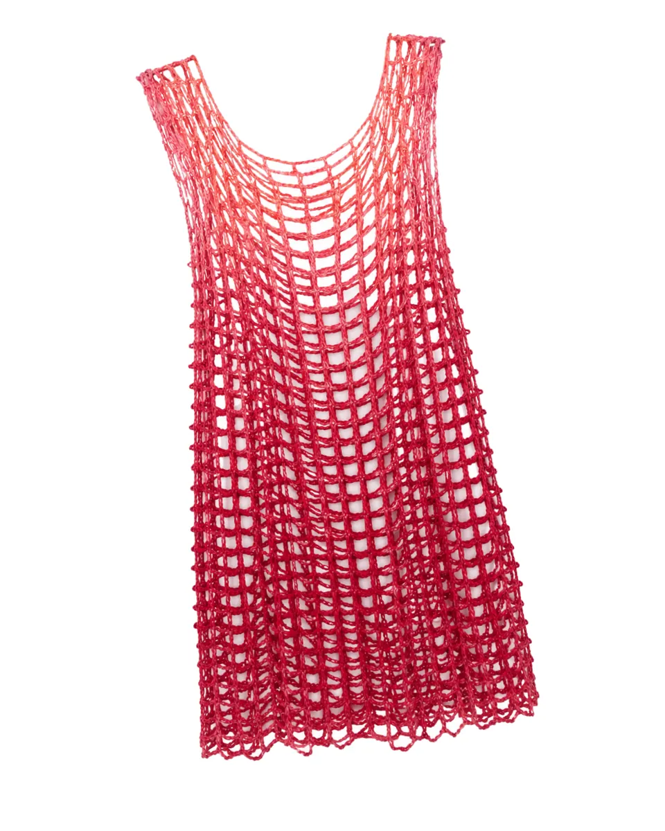 Copricostume Abito Crochet "Sunset Ombré" — foto 4